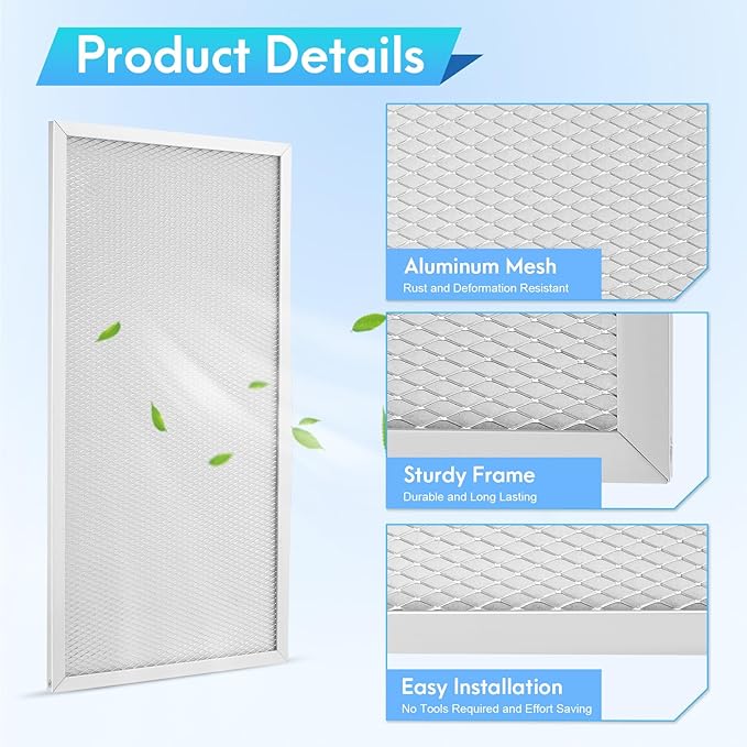 4 Pack MERV-8 HDi65 Dehumidifier Filter Replacement Set Compatible with AlorAir Basement Dehumidifiers Sentinel HD55, HD55S, HDi65, HDi65S - Image 3
