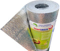 INSULATION MARKETPLACE SmartSHIELD -3mm 24inx10Ft ReflectiveINSULATION Roll, Foam Core Radiant Barrier, ThermalINSULATION Shield - Engineered Foil by INSULATIONMARKETPLACE