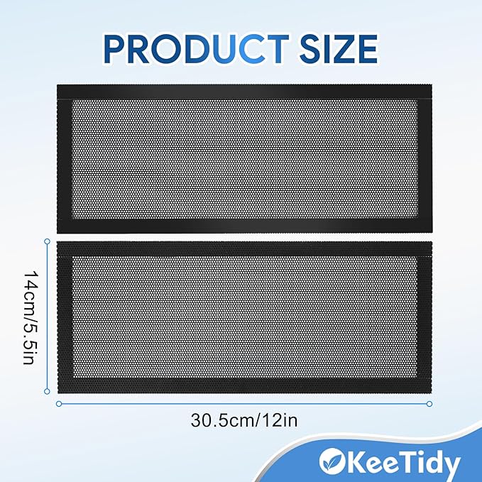 Floor Vent Covers, 5.5" x 12" Magnetic Vent Covers Air Vent Covers Mesh Screen Register Vent Covers for Home, Floor, HVAC, AC, Grilles, and RV Vents, 3 Pack - Image 9