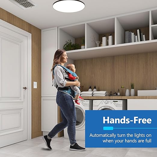 LIDER Humidity Sensor Switch and Motion Sensor Light Switch, PIR Sensor, Humidity Detection, Occupancy/Vacancy, No Neutral Required, ¼ HP, 1-Pole, UL Listed, White, Wall Plate Included - Image 4
