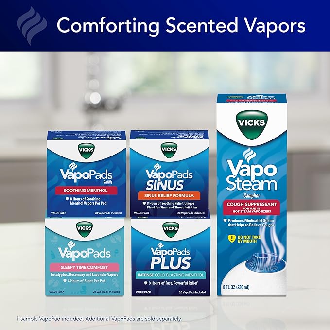 Vicks EasyCare Plus Top Fill Filter-Free Cool Mist Humidifier, Small Room–For Vapors 2 Ways –Works with Vicks VapoPads and VapoSteam, White - Image 5