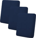 Easy-Going Stretch Individual Chair Couch Cushion Cover Sofa Cushion Furniture Protector Sofa slipcover Soft Flexibility with Elastic Bottom (3-Piece Sofa Cushion Cover, Navy) by Easy-Going