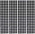 400 Pcs Small Felt Furniture Pads, Self-Adhesive EVA Foam Dot Circles, Round Felt Furniture Stickers for Desks Drawers Vases Photo Frames Cabinets Doors Candlesticks - Black (0.78") by Unknown