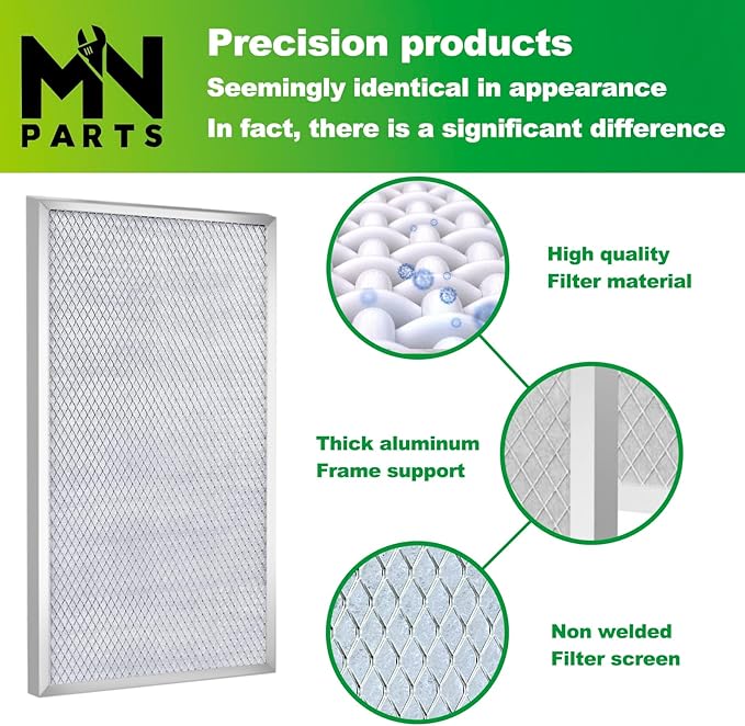 MERV 8 Filter Dehumidifier Filter Replacement Sentinel HD55 HDi65 17.2'' x 8.8'' 4 Pack Dehumidifier Filter Replacement Parts - Image 3