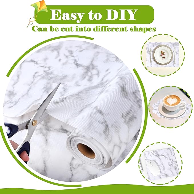 Shelf Cabinet Liner 15 Inch Wide X 20 Ft Drawer Liner Non-Adhesive Waterproof Oil-Proof Non Slip Shelf Paper Strong Grip Drawer Mat Refrigerator Liners for Drawer Bathroom Pantry Cupboard - Image 7