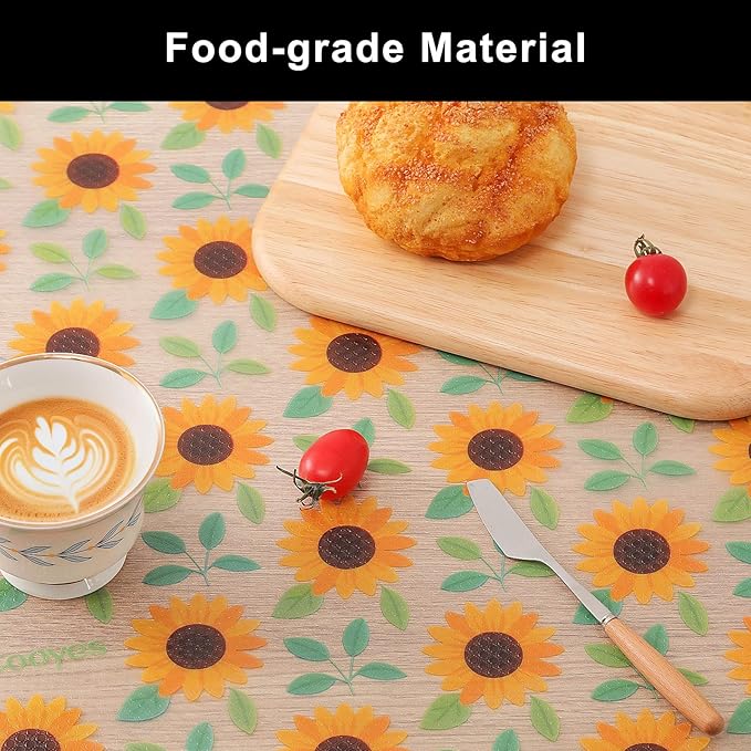 Cooyes Shelf Liner – Premium Non-Adhesive Cabinet & Drawer Liner for Kitchen – Waterproof Shelf Paper with Modern Pattern – Durable EVA Cabinet Mat – Easy to Cut （24" W x 240" L） - Image 5