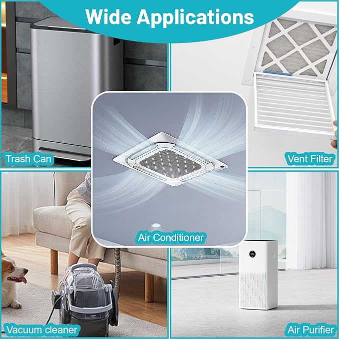 Cut to Fit Foam Pad Pre Filter, 17"x 39.4" Air Filter Foam Sheet, Filter Replacement for Air Conditioners, Air Purifiers, Dehumidifiers, Range Hoods, Trash Cans, 3D Printers, 1 Pack - Image 8