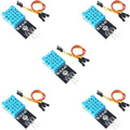 DHT11 Module Temperature and Humidity Sensor for Arduino, ESP32, ESP8266, Raspberry Pi, 5 Pieces by DIYables