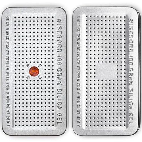 100 Gram 20 Pack Indicating Silica Gel Canister, Gun Safe Dehumidifier (Orange to Green), Reusable Desiccant Canister Dehumidifier - Image 2
