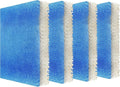 HQRP 4-Pack Wick Filter T Compatible with Honeywell Filter T HFT600 / HFT600PDQ Replacement fits Honeywell HEV615 HEV620 HEV600 Humidifiers, with Blue Pre-Filter by HQRP