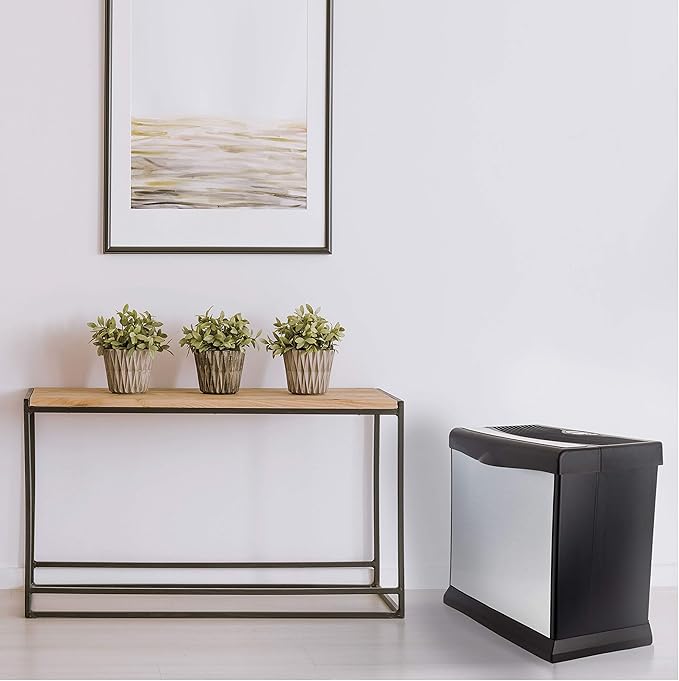 AIRCARE Valiant Digital Whole-House Console-Style Evaporative Humidifier (Brushed Nickel) - Image 4