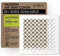 SABA Home Decor Air Vent Cover Grille - Acrylic Plexiglass 10 x 10 Duct Opening, 12 x 12 Overall White Finish Decorative Covers for Walls & Ceilings NOT for Floor USE, Venetian by SABAHomeDecor