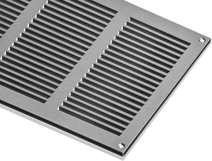 10x6 inch (Duct Opening) Vent Cover - Ventilation Covers for Wall and Ceiling - Stainless Steel Return Grille - HVAC AC Air Vents Register for Indoor and Outdoor Use with Mesh - Image 5