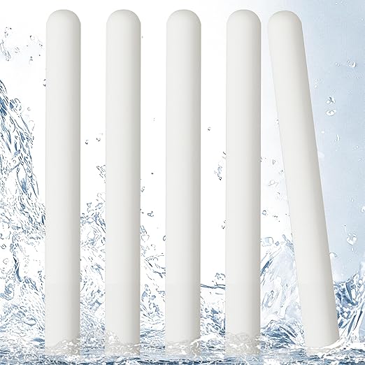 Diatomaceous Earth Drying Stick 5 Pack, Reusable Desiccant Stick/Dehumidifier Rod Moisture Absorber for Closet Shoe Cabinet Bathroom Towels Swim Equipment Car Interior by Amviner