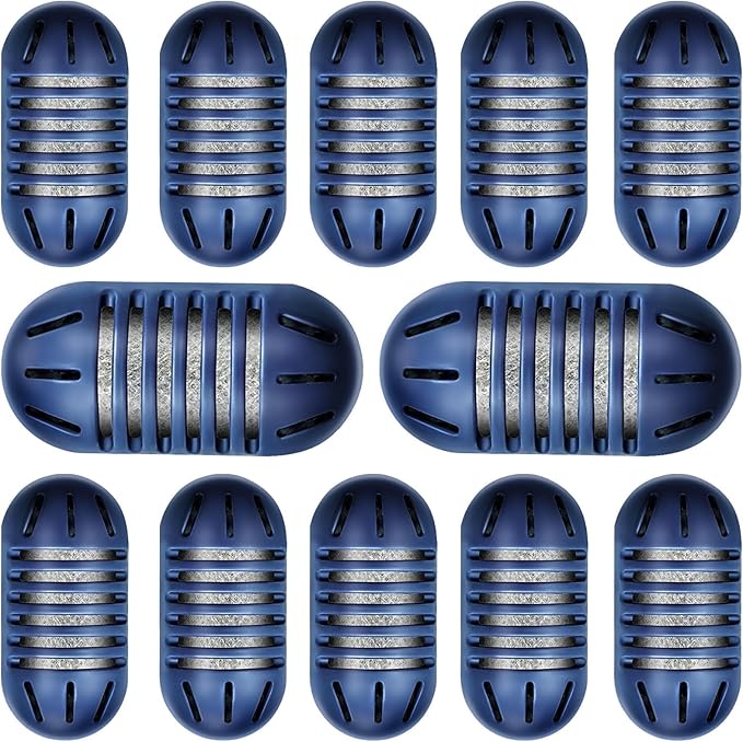 Demineralization Cartridge for HoMedics Ultrasonic Humidifiers, 12-Pack Decalcification Cartridges Filter Replacement, Filters Mineral Deposits Calcium, Prevents Hard Water Build-Up, Purifies Water by Cabiclean