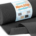 Songrey Non-Adhesive Drawer and Shelf Liner, Non Slip Cabinet Liners, Protect Kitchen Cupboard, Bathroom Drawers, Breathable, Thick Strong Grip mat (20IN x 10FT, Black) by Unknown