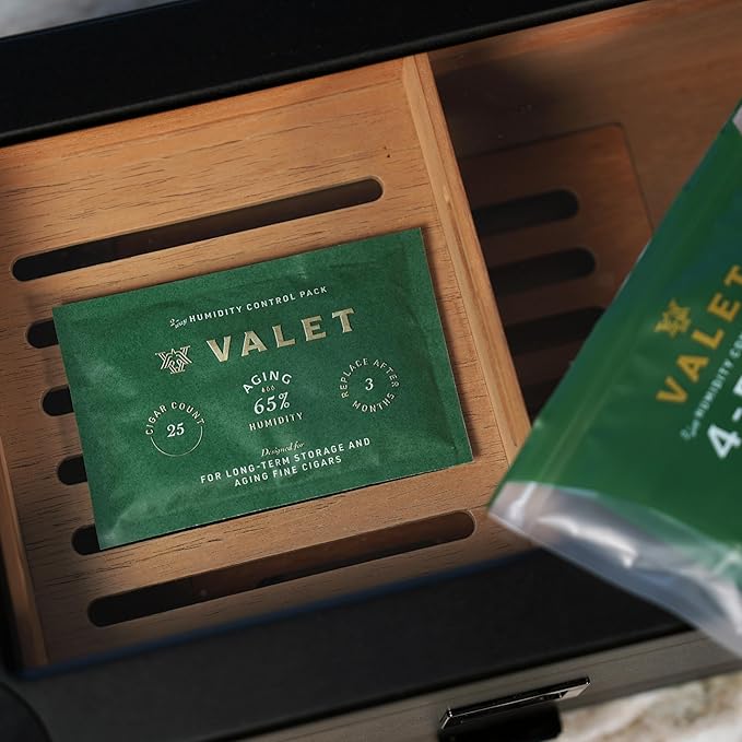 Valet 65% Two-Way Humidity Packs for Aging and Long Term Storage, 12-Pack, 60g Each, Humidifier Pack Prevents Leaks and Controls Moisture with Natural Craft Paper Design - Image 6