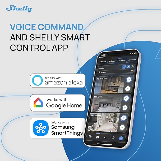 Shelly Flood Gen4, WiFi, Bluetooth, Zigbee, Matter Smart Flood Sensor with Leak Sensor Cable, Alexa, SmartThings, Google Home, Apple HomeKit Compatible, Flood and Rain Detection, Easy to Use, IP44 - Image 7
