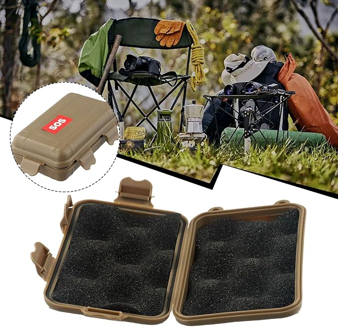 Airtight Waterproof Storage Container, Portable Outdoor Survival Box, with 3mm PE Inner Lining and Shockproof design, For Keep Electronics Dry While Camping Hiking Fishing Or Water Activities - Image 4