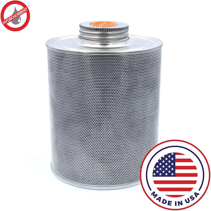 HYDROSORBENT® Silica Gel Dehumidifier Canister (750 Grams) for Gun Safes & Safe. Orange to Clear Indicating Moisture Absorbers for Cabinets & Lockers. Reusable Silica Gel Can Made in USA - Image 2