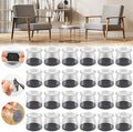 24PCS Upgraded Silicone Chair Leg Floor Protectors for Hardwood Floors, Furniture Sliders for Chair Legs, Felt Bottom Furniture Pads, Anti-Slip Round&Square Cap Covers to Scratch and Reduce Noise by Violibar
