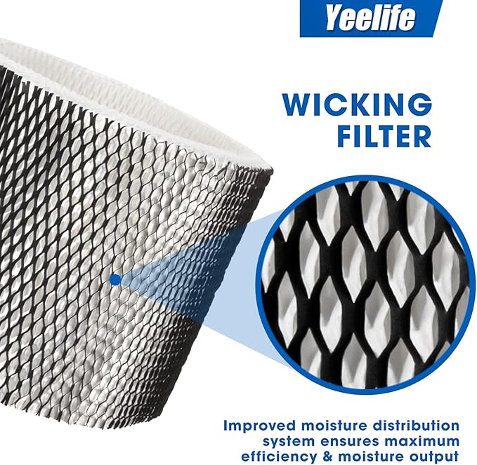 HWF75 Humidifier Filter Replacements for Holmes HWF75CS, HWF75PDQ-U, Filter D, Sunbeam Cool Mist Humidifier Filter SCM3501, SCM3502, SCM3656, SCM3657, SCM3609P (2pack) - Image 3