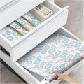 Drawer and Shelf Liner, Non-Slip Kitchen Cabinet Liners Non-Adhesive Thick Strong Grip Waterproof Washable Mats Protect Dresser Shelves Cupboard Bathroom Cabinets, Spiral, 12 in X 20 FT by ALIUNI