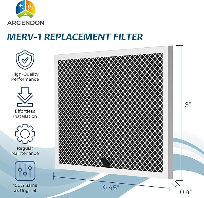 Argendon Filter Replacement, MERV-1 Filter Replacement Set for Crawl Space & Basement Dehumidifier Shield 35P & Shield 35M(4 Pack) - Image 4