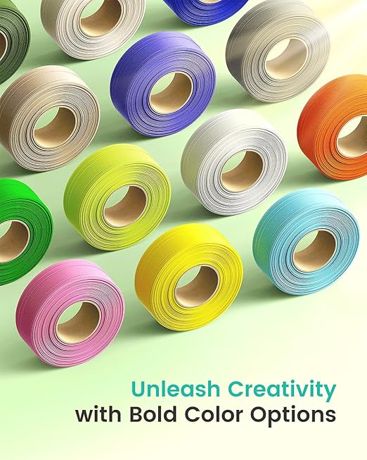 Matte PLA Filament 1.75mm, 4kg(8.8lbs) SUNLU 3D Printer Filament, Matte Surface Texture, No Clogging, Less Brittle, Pink+Lavender Purple+Light Blue+Yellow - Image 4