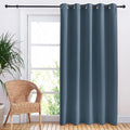 NICETOWN Bedroom Blackout Curtain Panel, 1 Panel, 70 x 84 inch, Smoky Blue, Privacy Window Thermal Insulated Blackout Drape/Drapery for Loft, Guestroom by NICETOWN