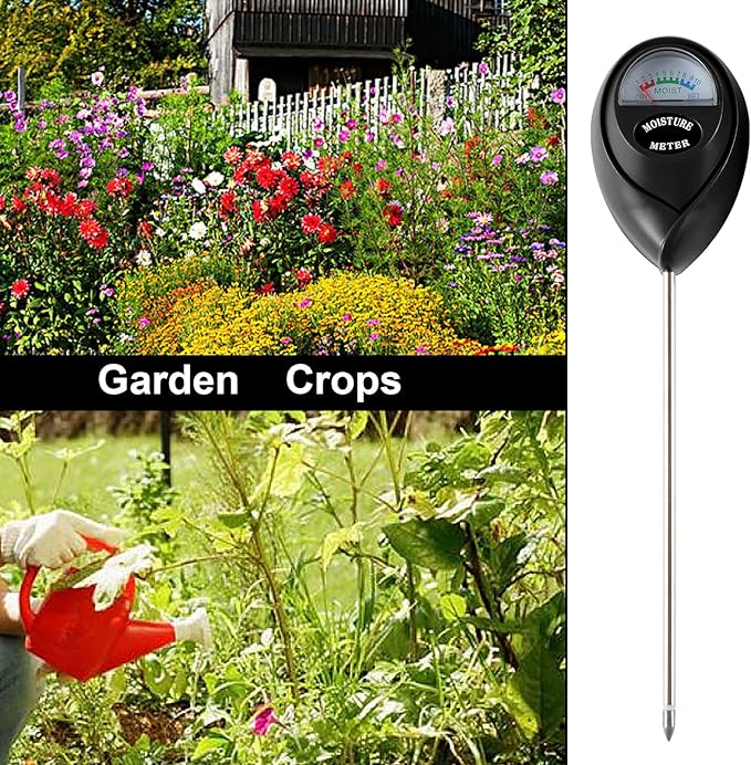 2 Packs Soil Moisture Meter, Plant Water Meter for House Plants, Soil Tester Test Kit Soil for Garden Lawn Farm Indoor & Outdoor Use, No Battery Required (Black & Green) - Image 6