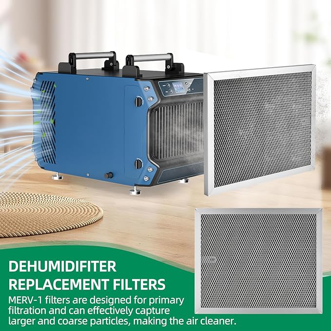 MERV-1 Filter Replacement for Crawlspace Dehumidifiers Galaxy60, Galaxy60P, Galaxy85P Dehumidifier air filter(2 Pack) - Image 5