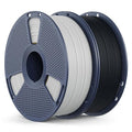 Matte PLA Filament 1.75mm, 2kg(4.4lbs) SUNLU 3D Printer Filament, Matte Surface Texture, No Clogging, Less Brittle, Black+White by YOOPAI