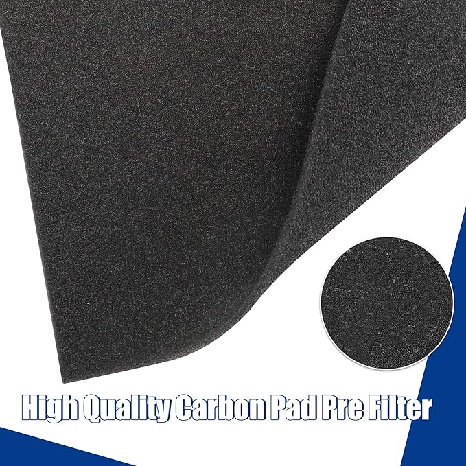 Cut to Fit Foam Pad Pre Filter, Air Purifiers Filter Replacement, Compatible with Most Air Conditioner, Trash Cans, Dehumidifier, 39 x 16 inch, 1 Pack - Image 3