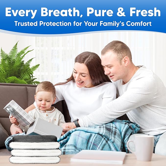 2-Pack HWF75 SF221 Type "D" Replacement for Sunbeam SCM3755C Humidifier Filter - Compatible with Sunbeam Humidifier SCM 3755C Wick Air Purifier Filters HWF 75 SWF-75 SF 221 - Image 2