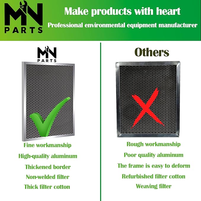 5443 Dehumidifier Filter 10"x12"x1" MERV 8 Washable Compatible with Whole-House Dehumidifiers Models 1830 1850 1852 and Ventilation Models 8191 8192 Replacement Filter 2 Packs - Image 6