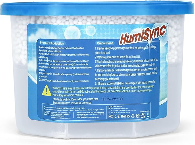 Moisture Absorbers,10 x16.9 Oz Portable Humidity Absorber Boxes for Bathroom, Closet, Kitchen, Dehumidifiers, Attract and Trap Excess Moisture, Convenient and Effective, Blue - Image 7