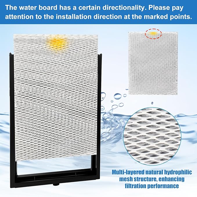 4837 Humidifier Maintenance Kit for Humidifier 560, 560A, 568 Whole-House Humidifier Filter, with Water Panel Model No. 35 Humidifier Replacement Parts - Image 3