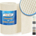 BAGAIL Drawer and Shelf Liner, 24 in X 30 Ft Non-Adhesive Shelf Liners for Kitchen Cabinets, Thick Strong Grip Liners for Desk, Shelves, Bathroom Drawers, Cabinet Protection - Cream by BAGAILBASICS