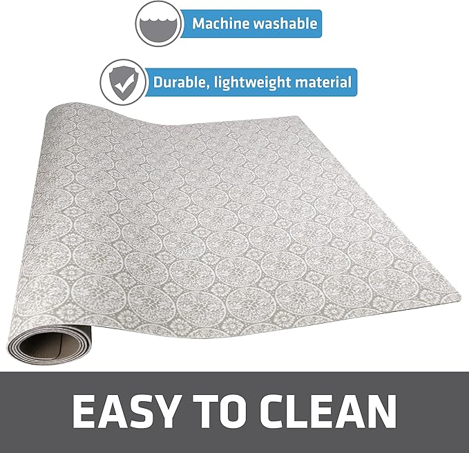 Drymate Premium XL Under Sink Mat, Waterproof Cabinet Protection Mats for Kitchen & Bathroom, Absorbent Shelf Liners, Slip-Resistant, Non-Adhesive, Machine Washable (USA Made)(24”x59”)(Tan) - Image 6