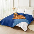 Smiry Waterproof Dog Bed Cover Pet Blanket, Soft Washable Dog Blanket for Furniture Bed Couch Sofa Reversible, Checkered (82"x82", Navy/Blue) by Smiry