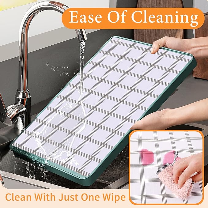Drawer and Shelf Liner for Kitchen Cabinet: 12 in X 20 Ft Non Slip Waterproof Shelf Paper Non Adhesive Refrigerator Liners White Square Easy Liners for Bathroom Cupboard with Knife Tape Measure - Image 4