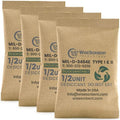Kraft Clay Desiccants Packs for Safe, 17 Gram 20 Pack Dehumidifier for Gun Safe, Military Grade Moisture Absorbers, Conforms to MIL-D-3464E Type I & II Absorbents by Wisesorb
