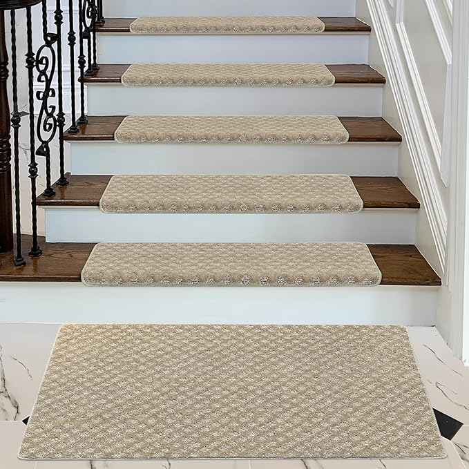PURE ERA Carpet Stair Tread Landing Mat Tape Free Self Adhesive Non Slip Skid Resistant Indoor Doormat Area Rug Floor Mat for Kitchen Bathroom Workstations Washable 2' X 3' - Image 2