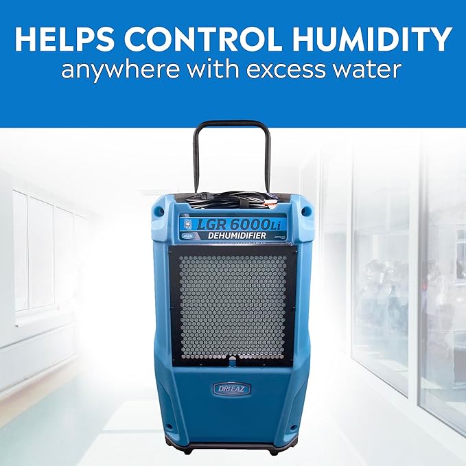 Dri-Eaz LGR 6000Li Commercial Dehumidifier with Pump, Portable Industrial Dehumidifier (F600) - Image 2