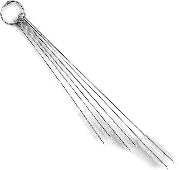 Norpro 2000 Stainless Steel/Nylon Cleaning Brushes, Set of 6 by Norpro
