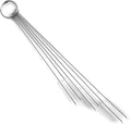 Norpro 2000 Stainless Steel/Nylon Cleaning Brushes, Set of 6 by Norpro