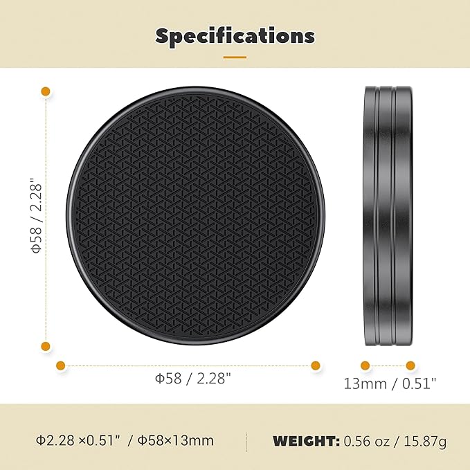 Silicone-Textured Lens Cap for Fujifilm Insta Wide Evo, Aluminum Anti-Dust Anti-Scratches Lightweight Camera Lens Cover with Soft EVA Interior, Accessories for Fuji Wide Evo Lens Protection Cover - Image 6