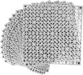 MYFAMIREA Modular Interlocking Cushion 24 Pack 11.8" x 11.8" Rubber Floor Tiles Non-Slip Splicing Drainage Mats for Deck, Pool, Outdoor Shower, Patio, Balcony, Indoor Bathroom, Kitchen, Yard (Gary) by MYFAMIREA