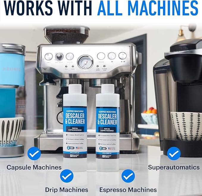 Descaling Solution (12 Uses) Coffee Machine Descaler Cleaner | Compatible with Breville Keurig Nespresso Delonghi & More | Liquid To Descale Automatic Coffee Makers & Espresso Machines - Image 3